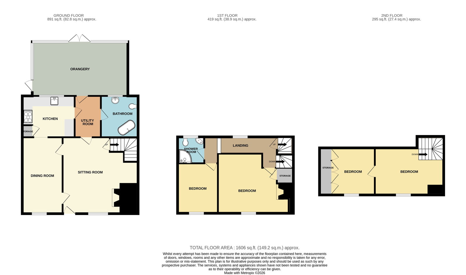 105, High Street, Pershore floorplan