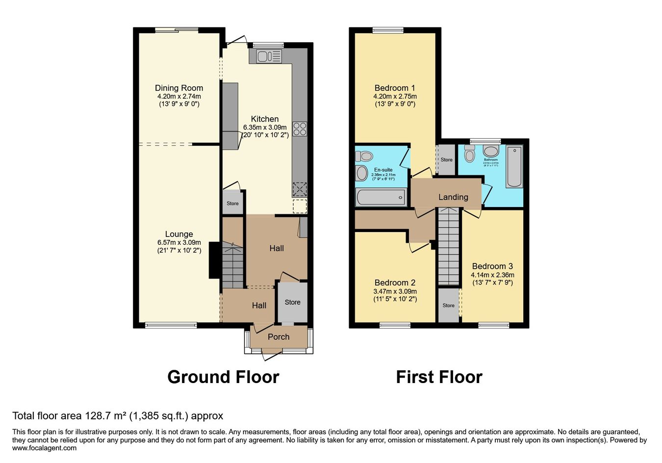21, Nightingale Walk, Stevenage floorplan