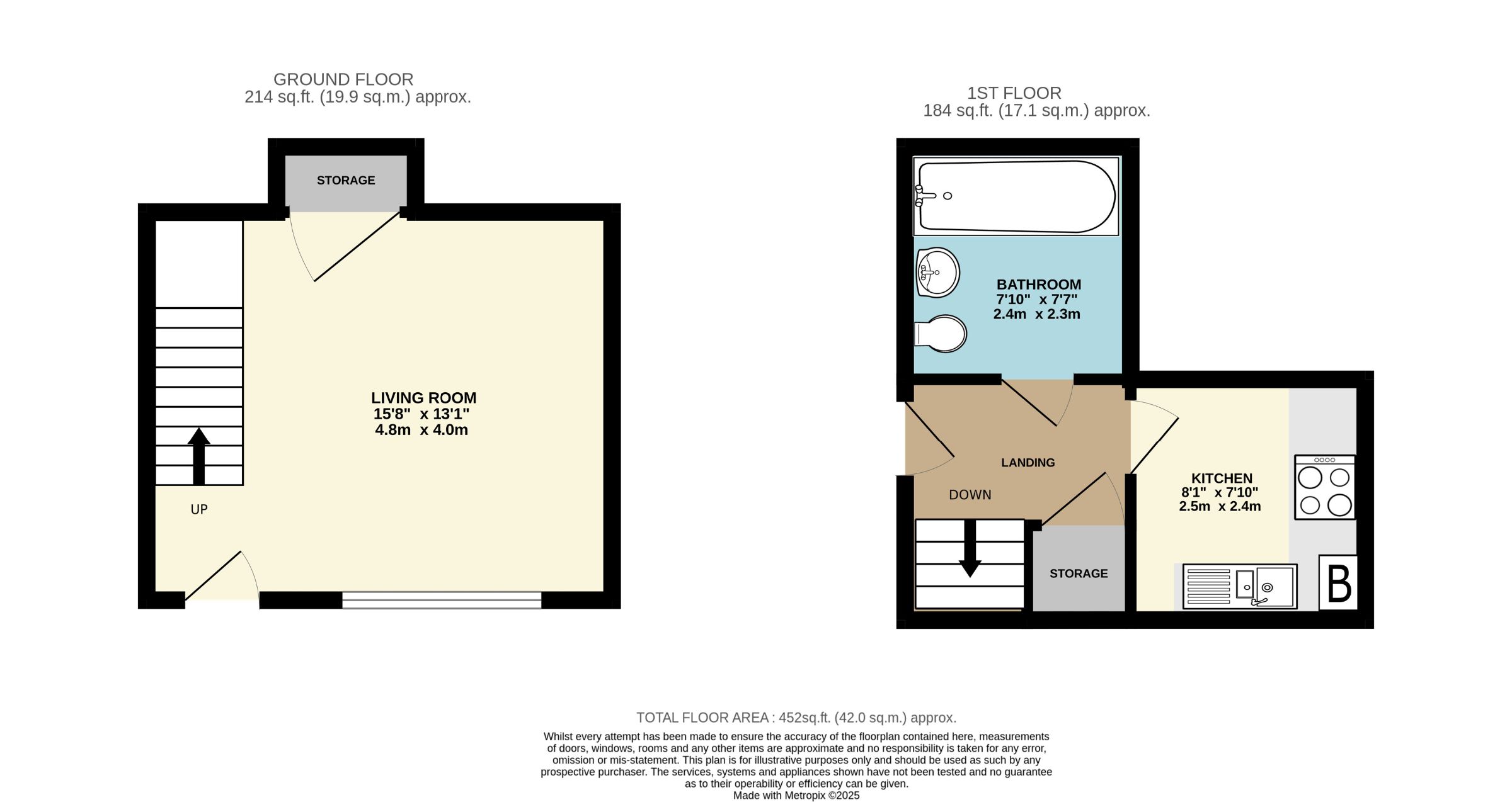 118 St. Georges Road, Bristol floorplan