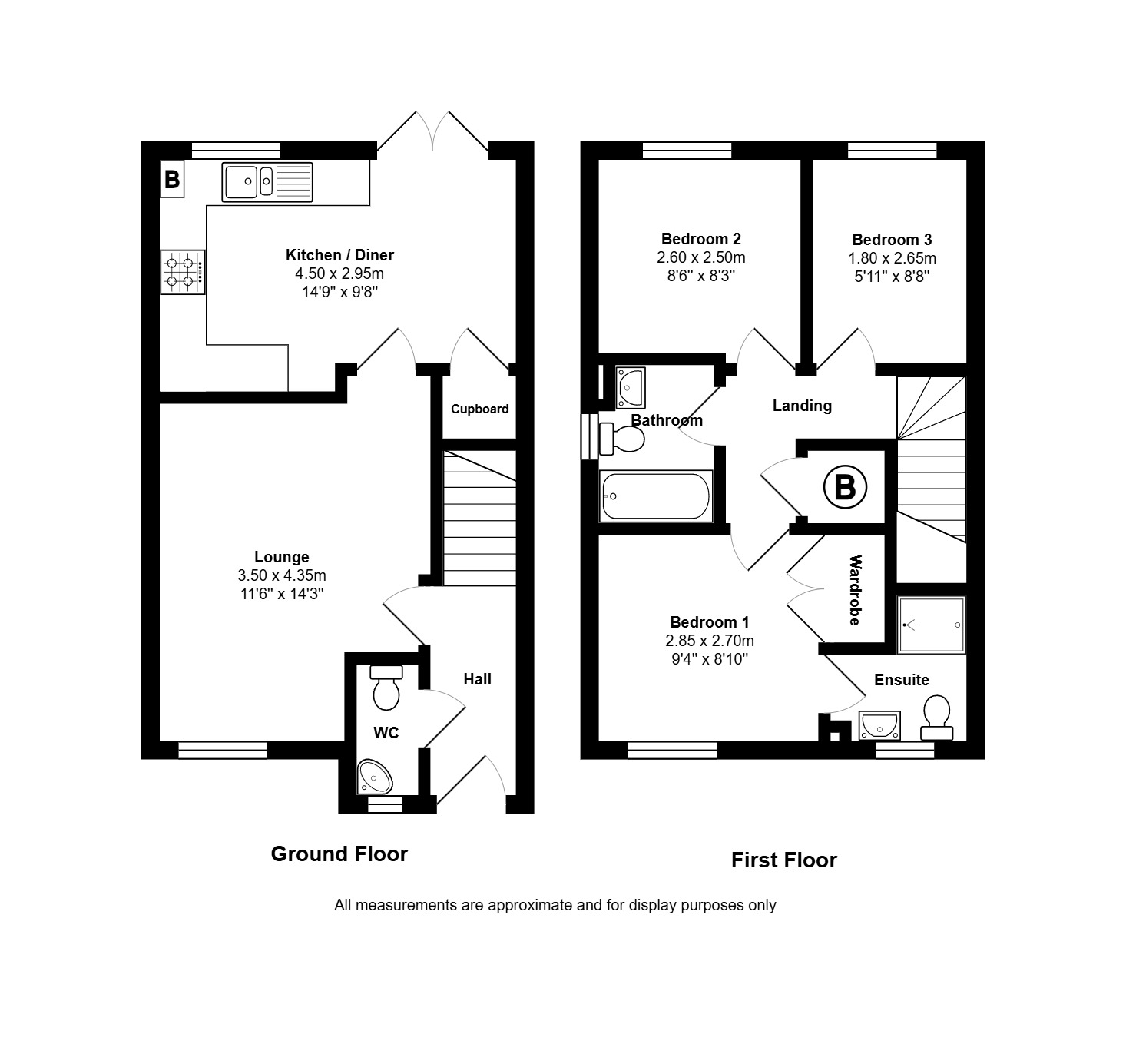45, Sandpit Drive, Leicester floorplan