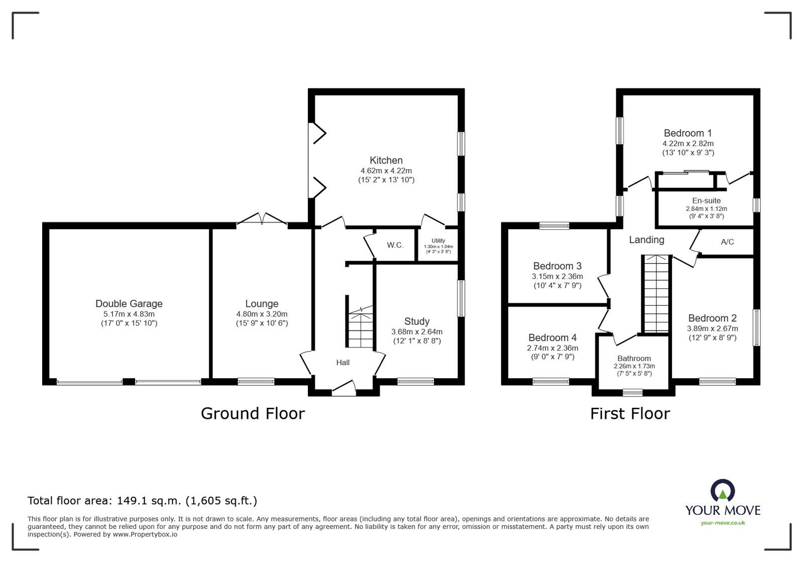 25, Newman Drive, Swadlincote floorplan