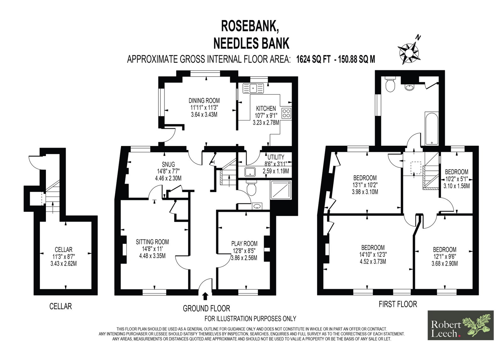 Rosebank, Needles Bank, Godstone floorplan