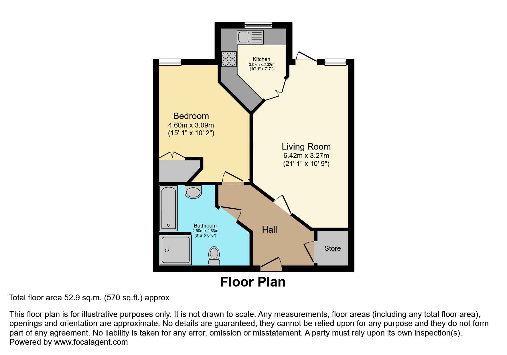 12, Laurel Court, Folkestone floorplan