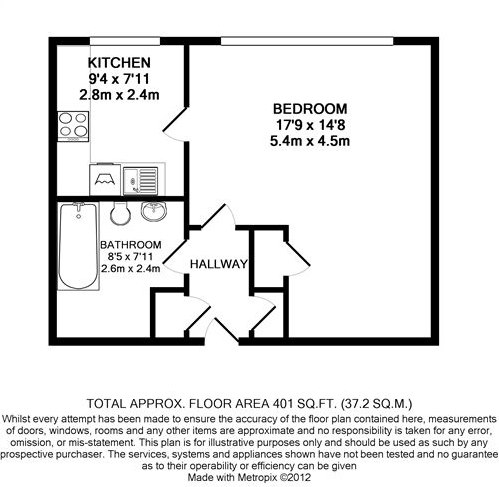 1 Bedrooms Studio to rent in 30 Park View Road, Ealing W5