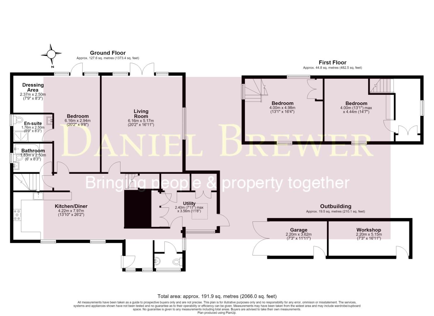 Pulleyns, Green Street, Dunmow floorplan