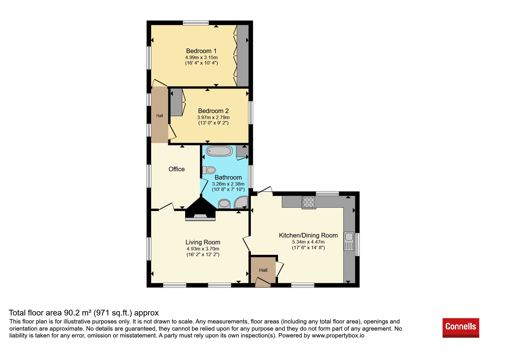 Fen Place Bungalow, East Street, CRAWLEY floorplan