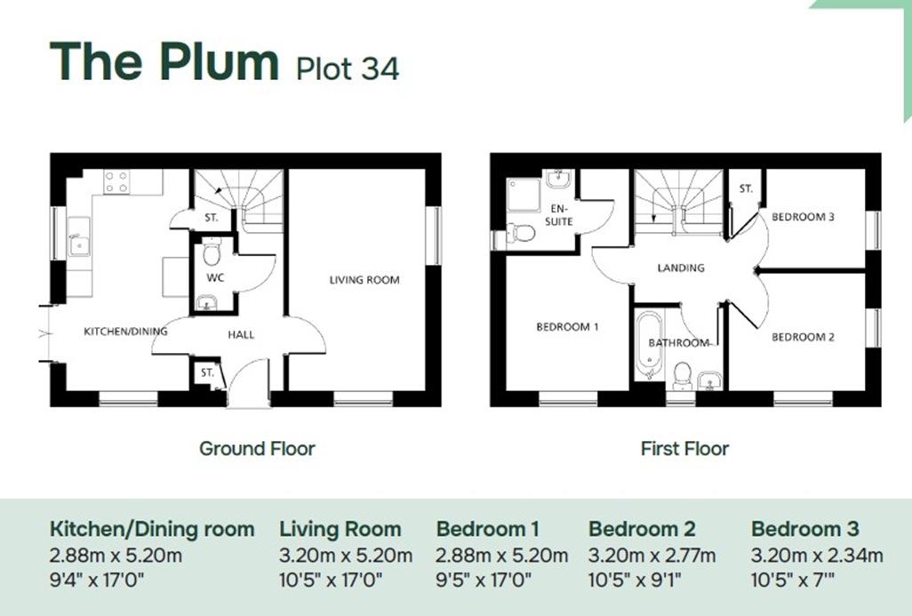 Plot 34, Orchard View, 38, Ayers Gardens, Wisbech floorplan