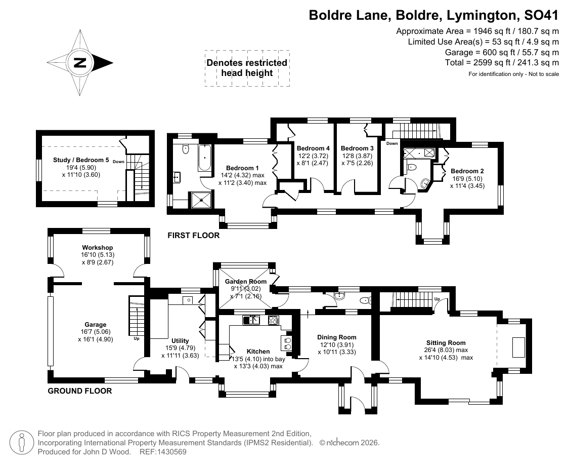 Deerlane Cottage,, Boldre Lane, Lymington floorplan
