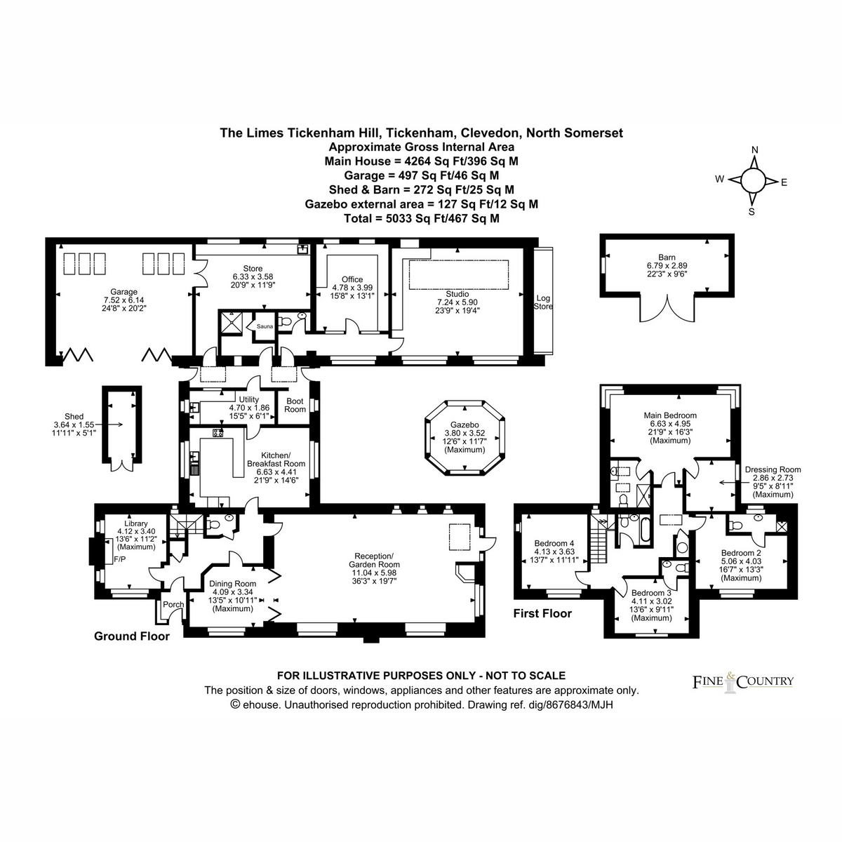 The Limes, Tickenham Hill, Clevedon floorplan