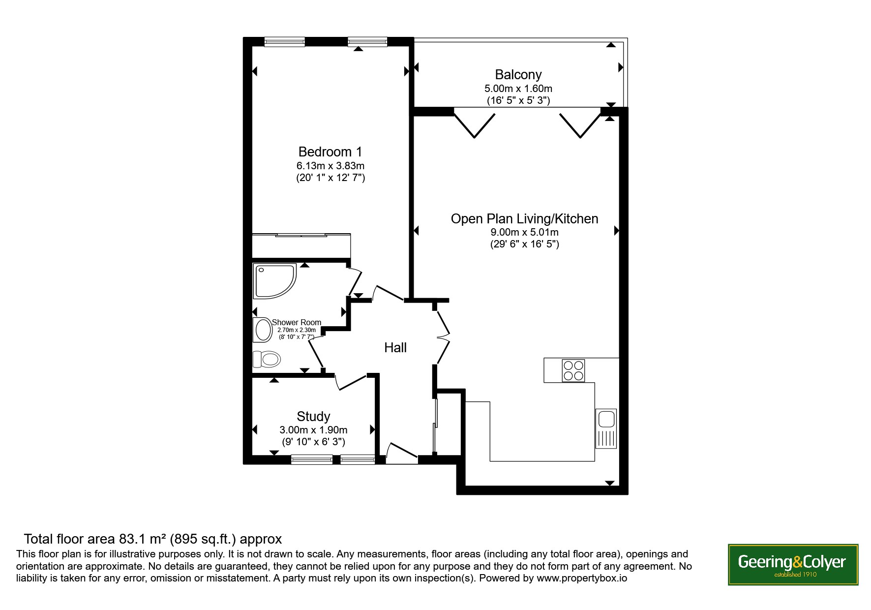 Flat 2, Victory Place,, Nelson Mews, New Romney floorplan