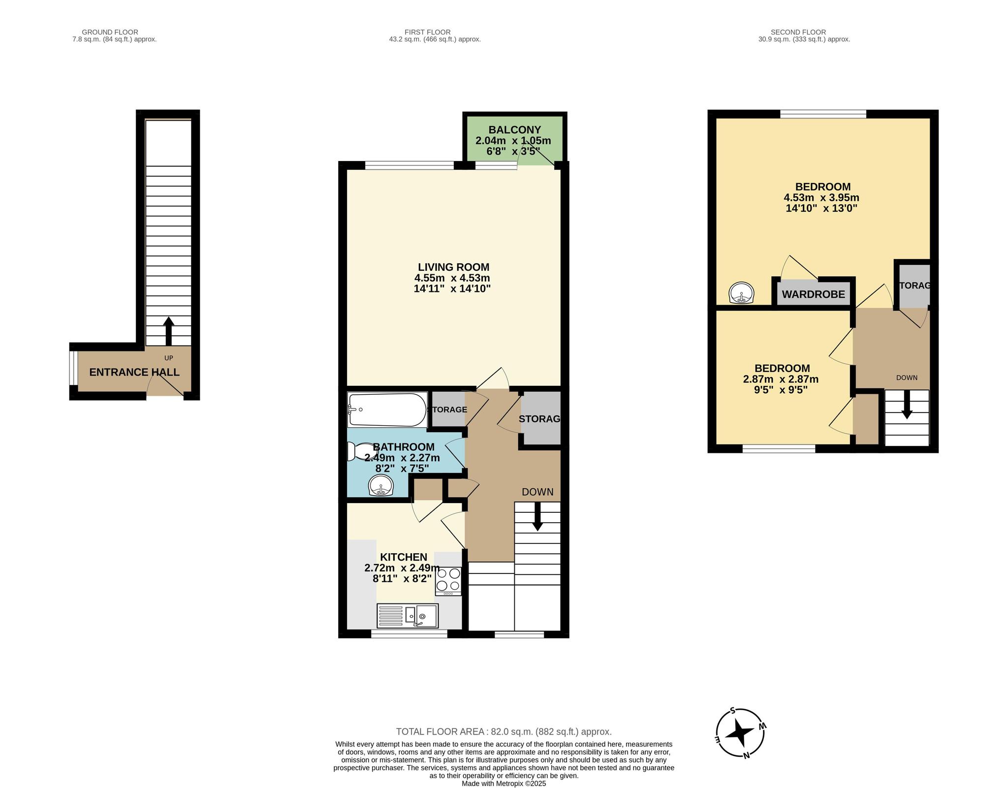 Claire Court, Hatch End floorplan