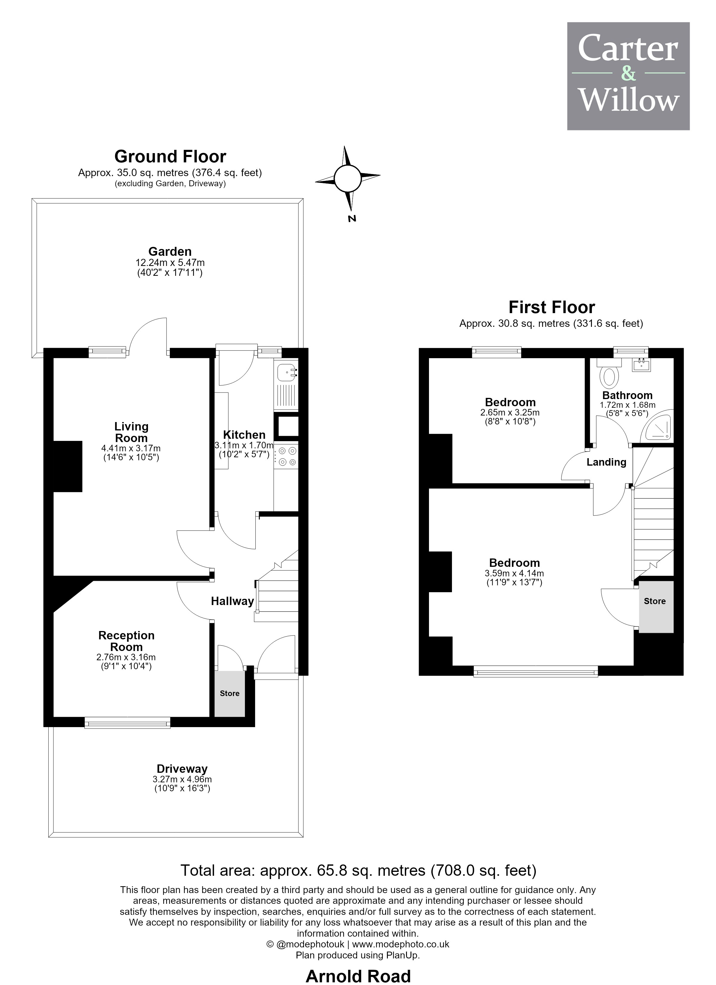 Arnold Road, Dagenham floorplan