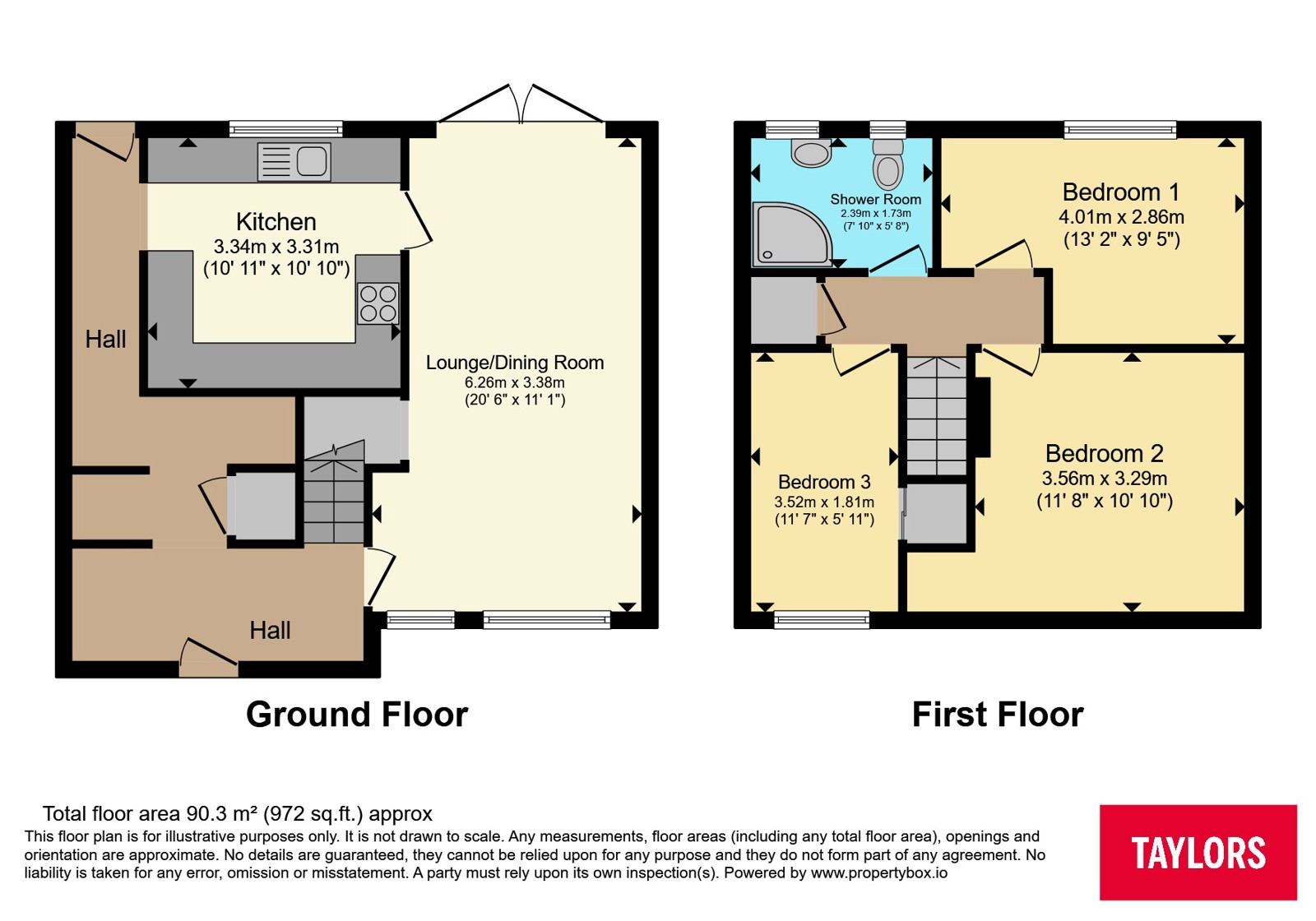 29, Rudd Close, Hertfordshire floorplan
