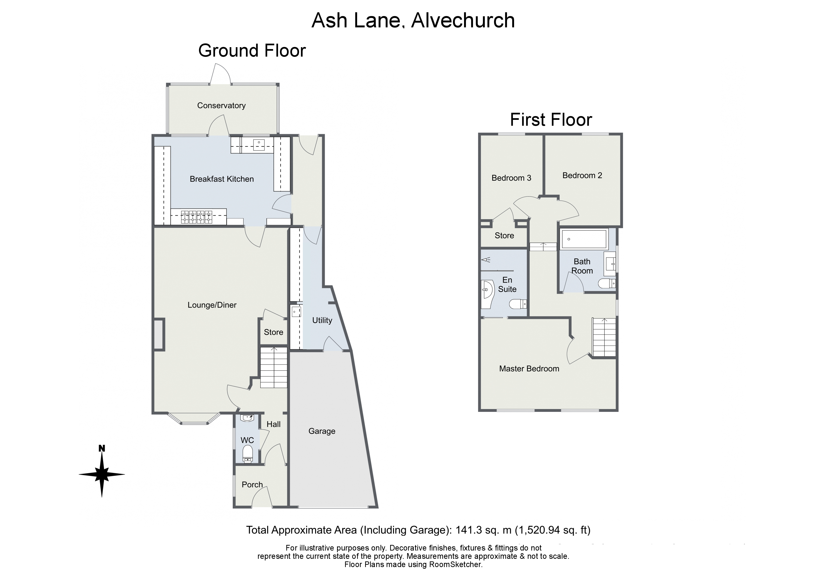 3 Bedrooms Link-detached house for sale in Ash Lane, Alvechurch B48