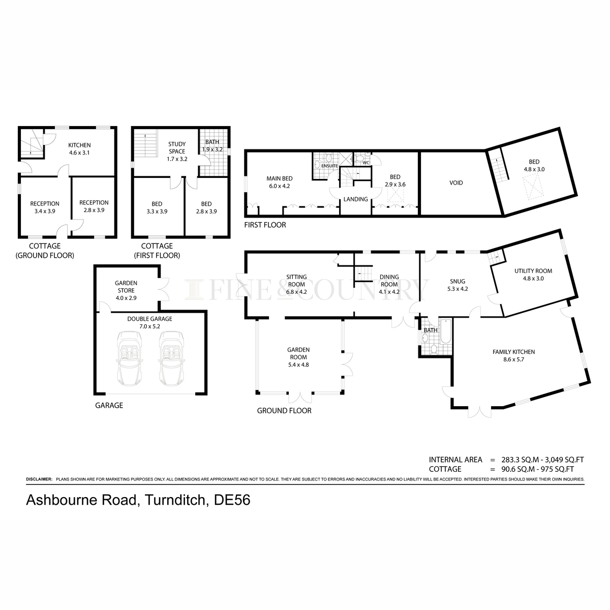 Church End Farm, 212 Ashbourne Road, Belper floorplan