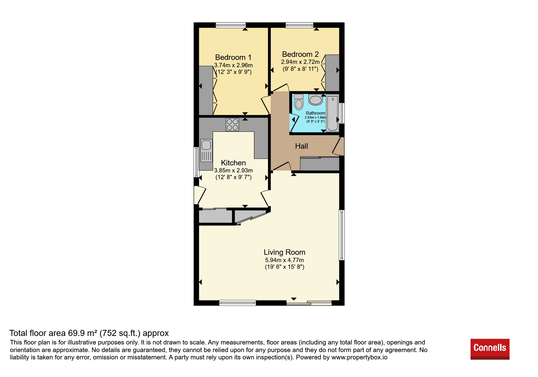 3, Weston Park Homes, Weston Road, Portland floorplan