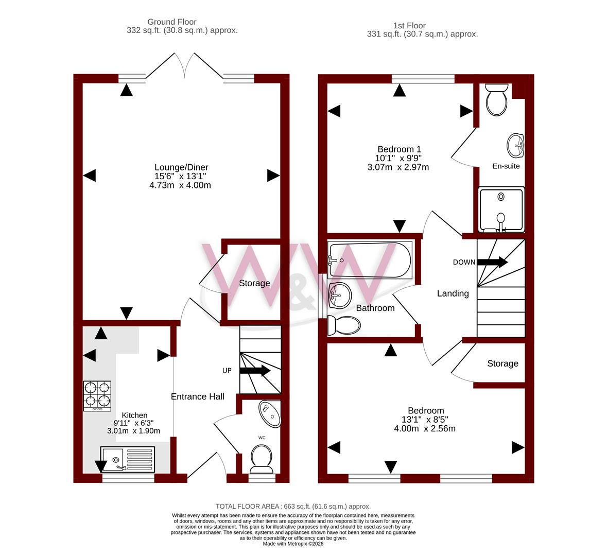 139, Bluebell Way, Fareham floorplan