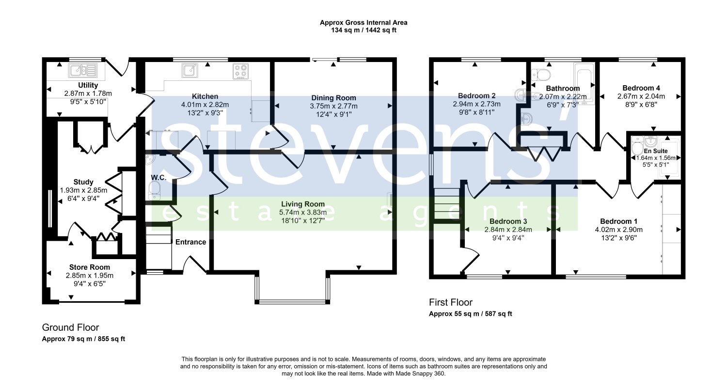 Tawbank, Oaktree Park, Okehampton floorplan