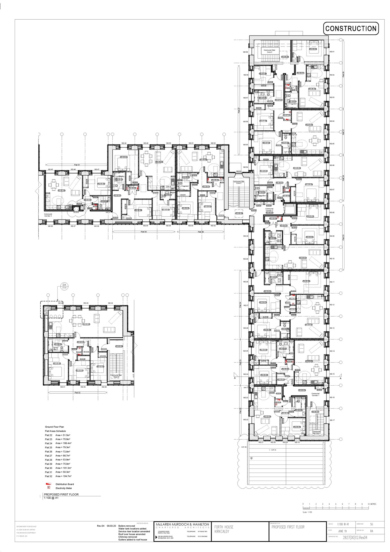 Forth House, Abbotshall Road, Kirkcaldy, Fife KY1, 2 bedroom flat for