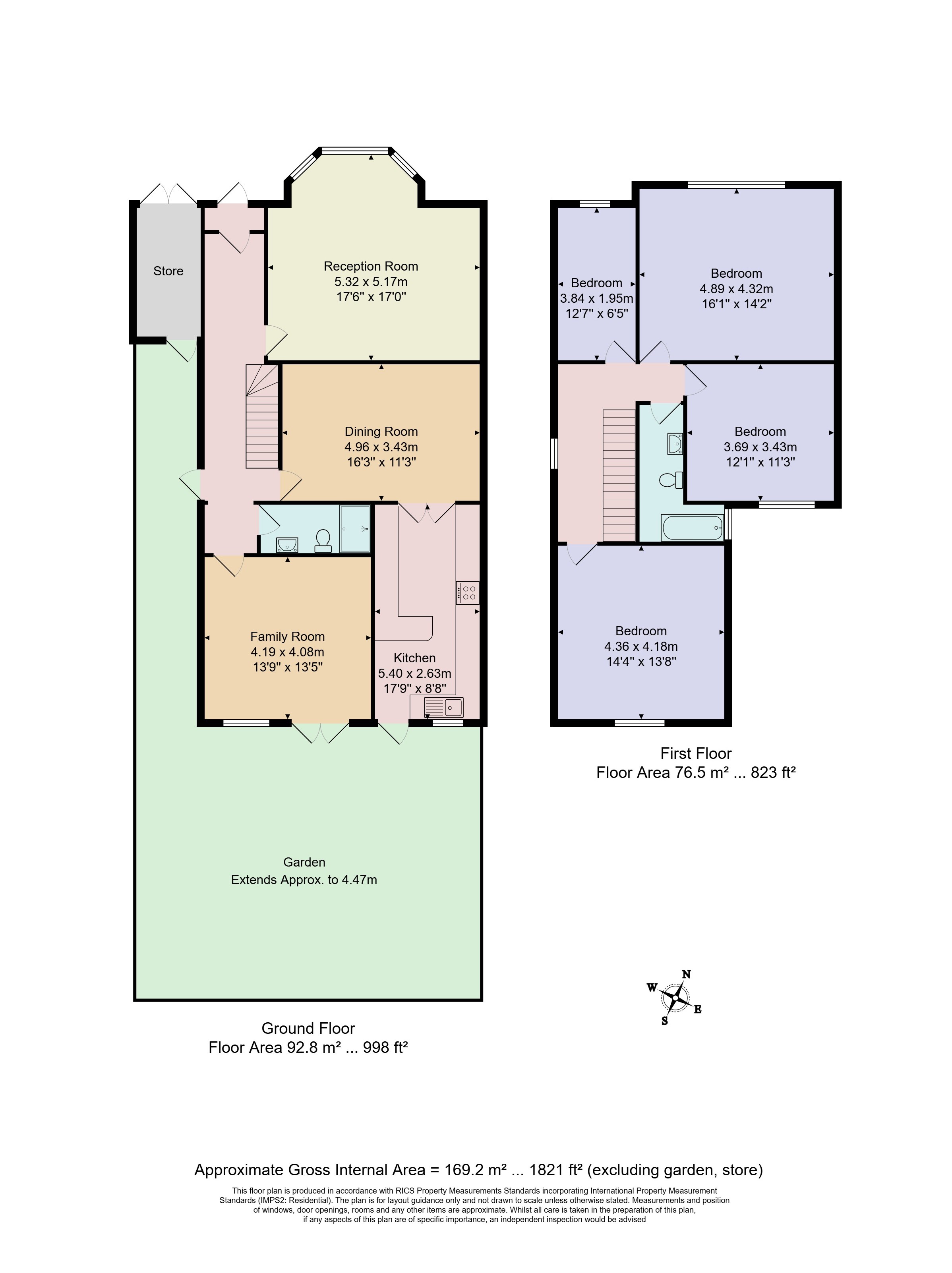 10, Wilton Road, London floorplan