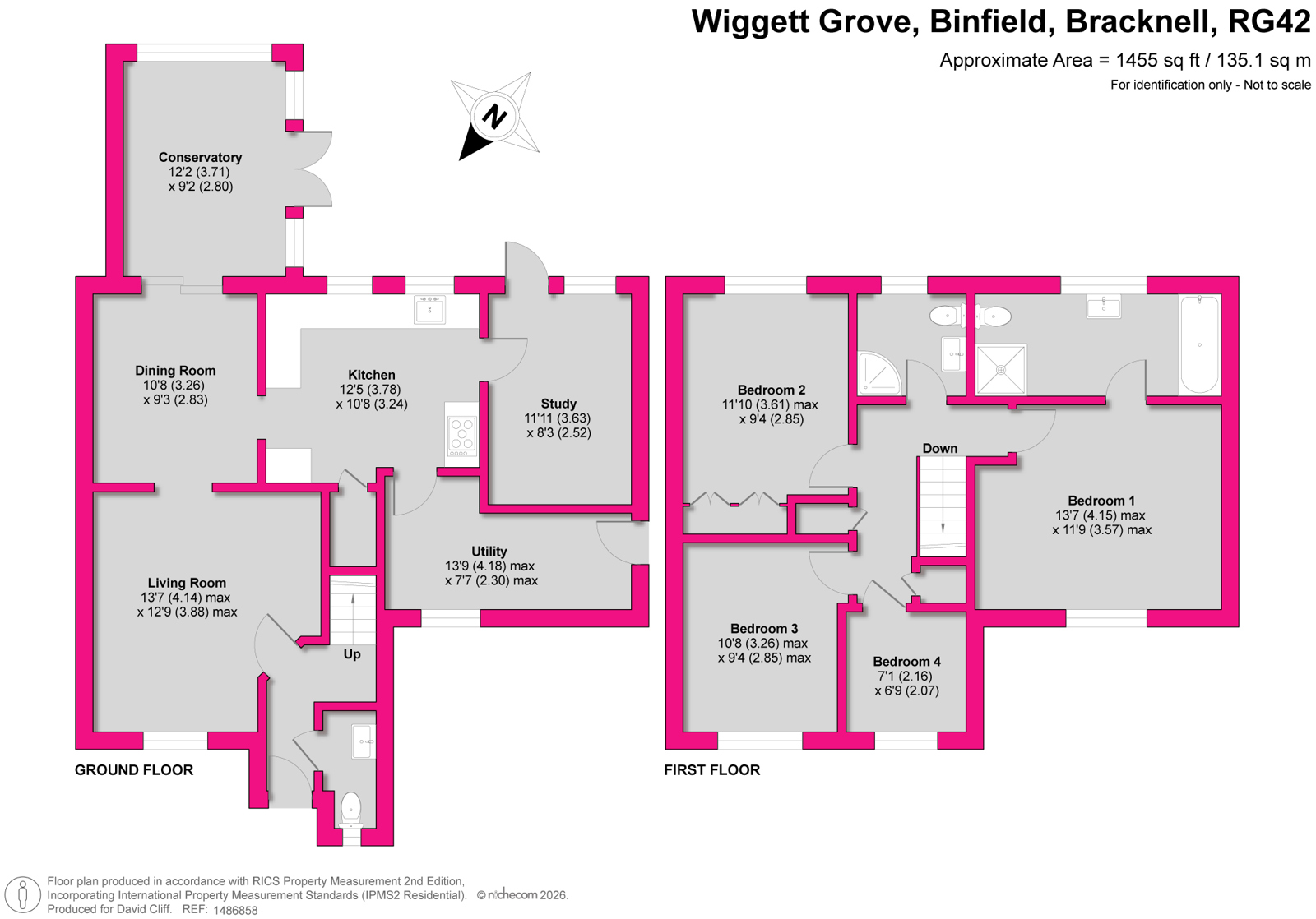 12, Wiggett Grove, Bracknell floorplan
