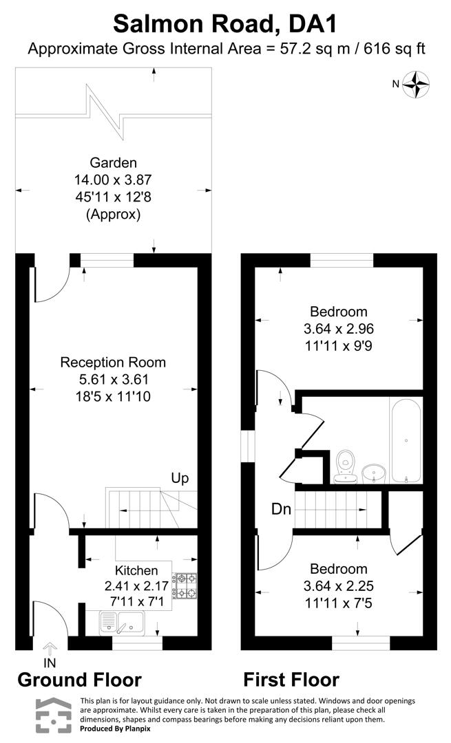 7, Salmon Road, Dartford floorplan