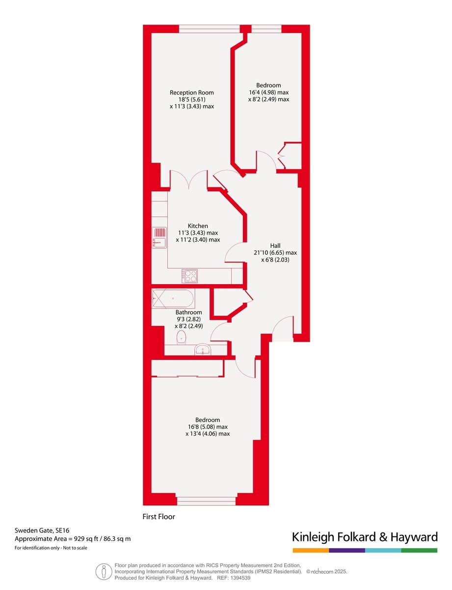 Flat 112, Baltic Quay, 1, Sweden Gate, London floorplan