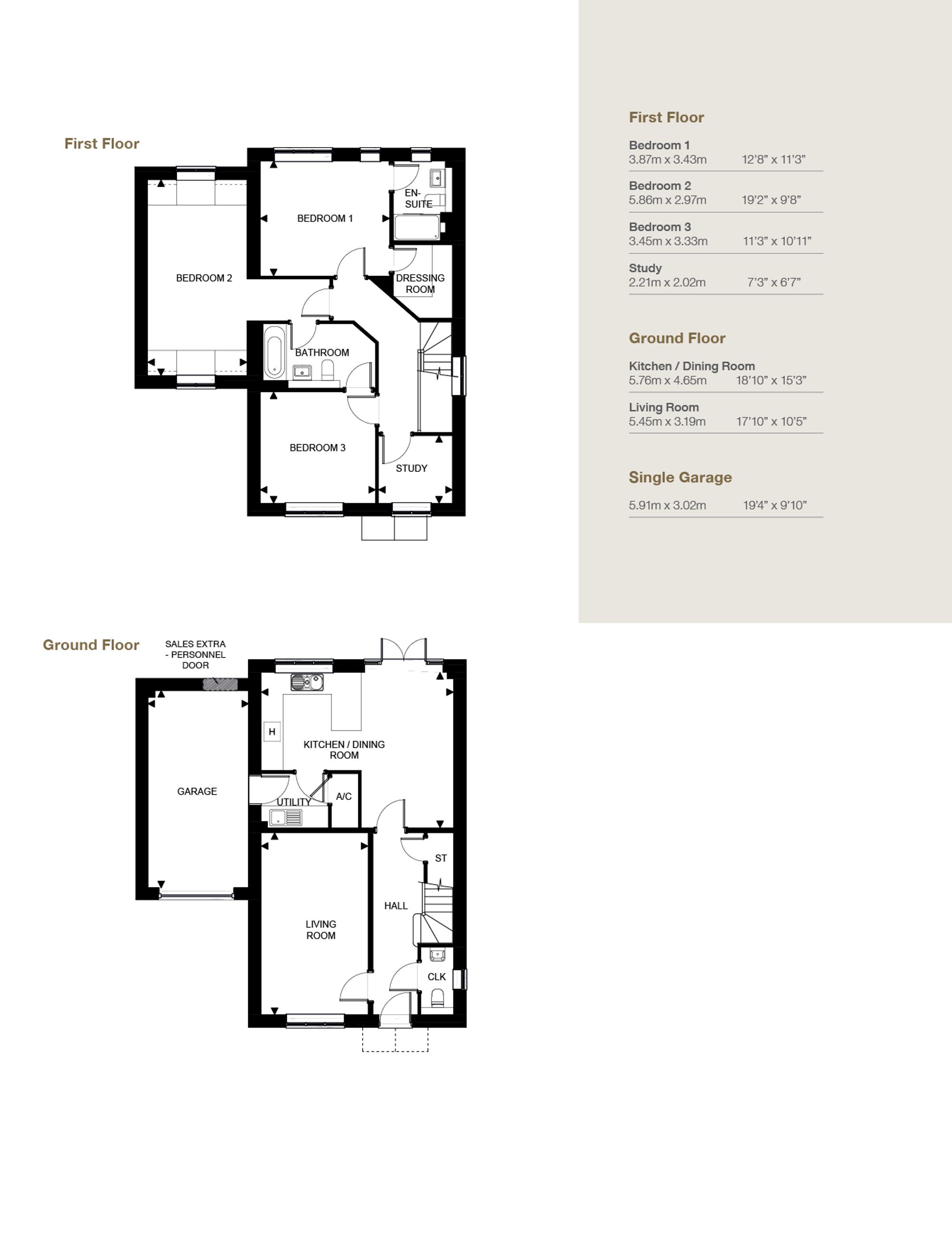 Plot 7, Deanfield Glade, Hook Norton floorplan