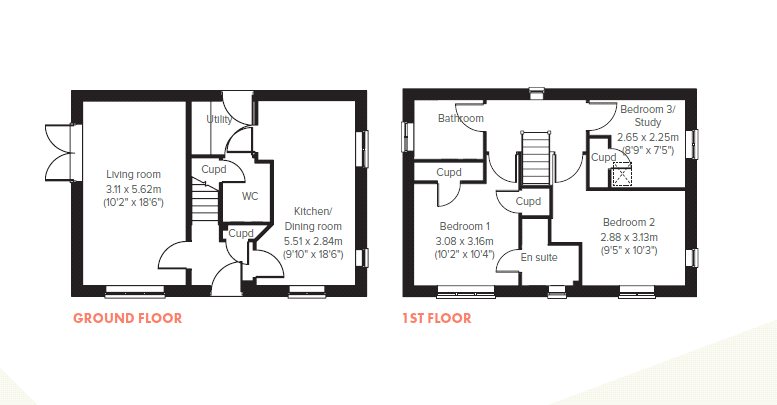 Holdingham Grange(P) - Plot 600,, Whittle Road, Sleaford floorplan