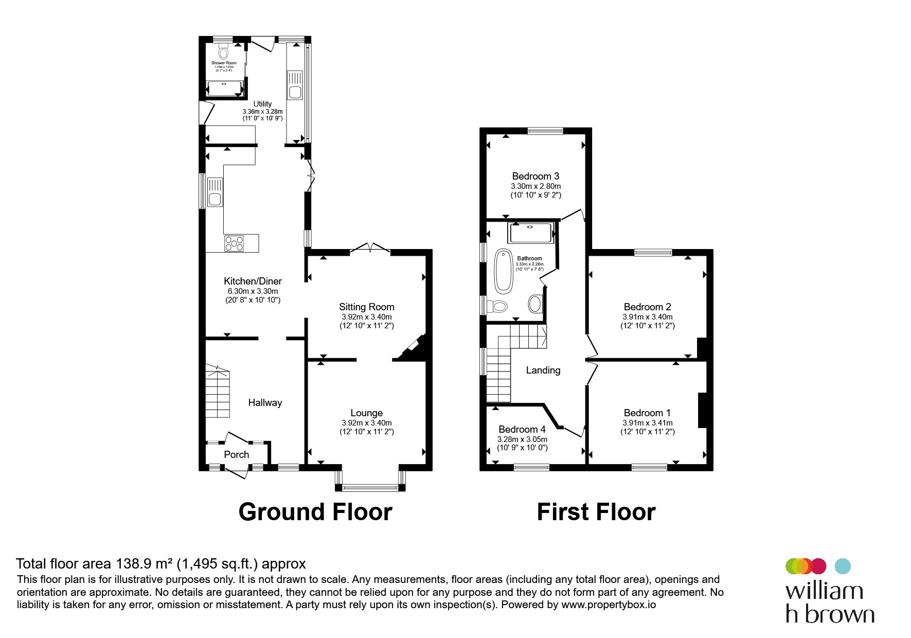 12, Muirfield Drive, Skegness floorplan