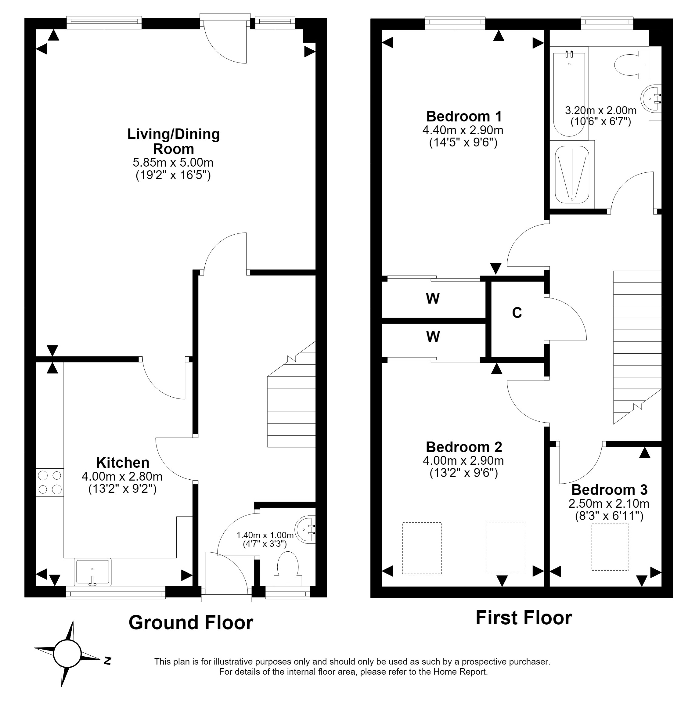 4, Leven Close, Leven Street, Edinburgh floorplan