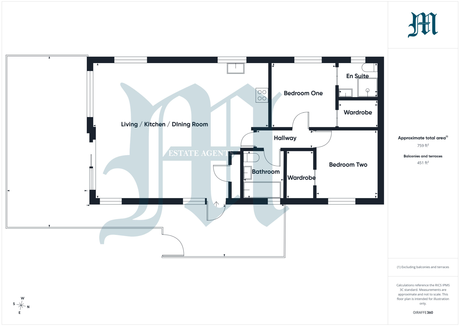 7 Gwel Teg, Praa Sands Holiday Village, Praa Sands floorplan