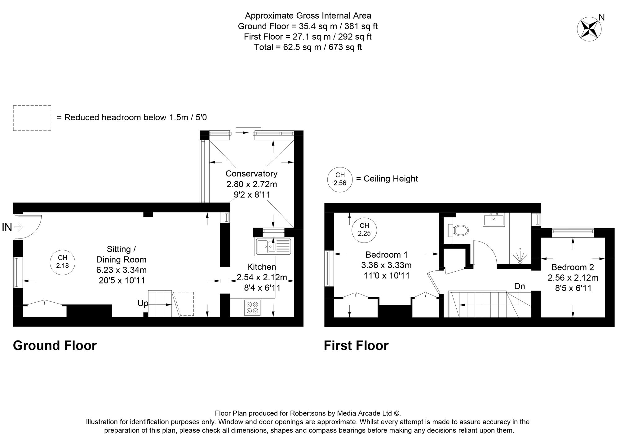 563 London Road, High Wycombe floorplan