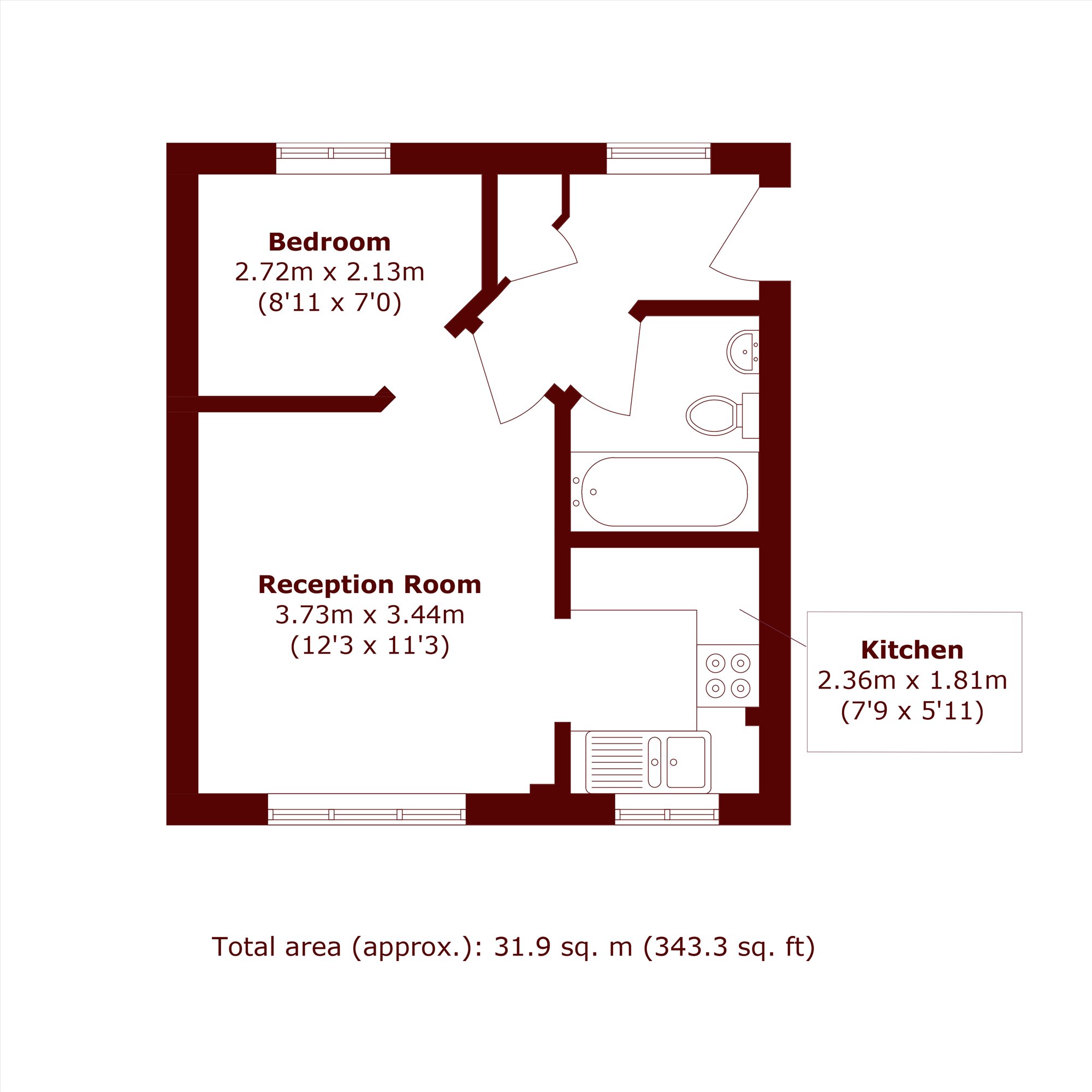 11, Foxwell Mews, London floorplan