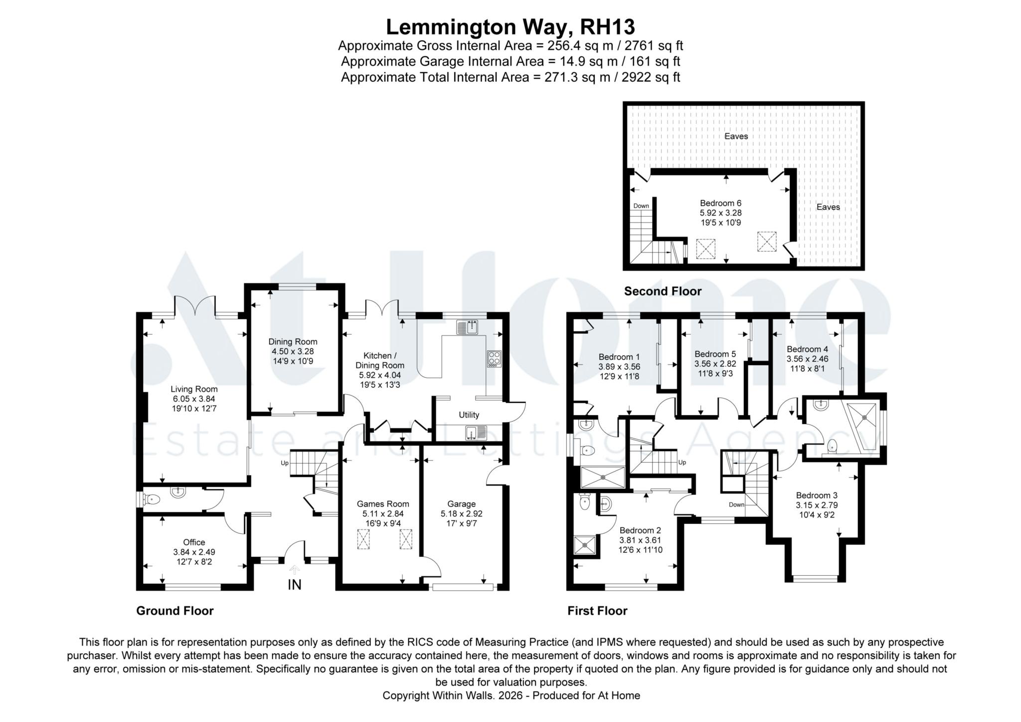 11, Lemmington Way, Horsham floorplan