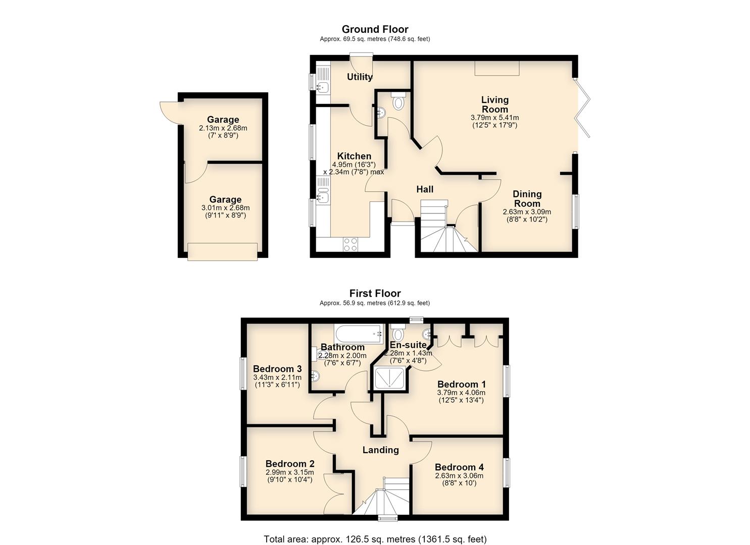 3, The Farriers, High Street, Broom floorplan