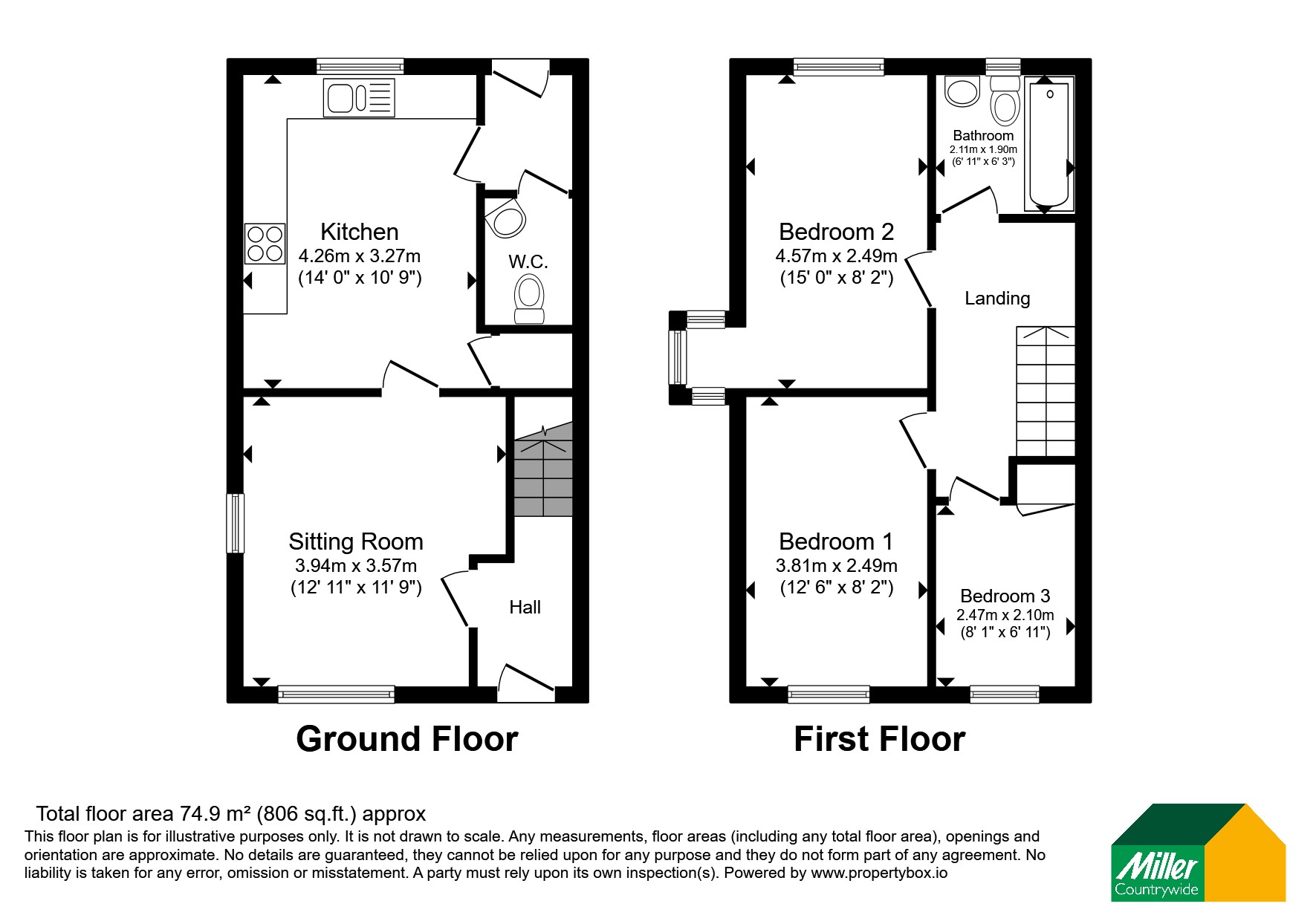 27, Truthan View, Truro floorplan
