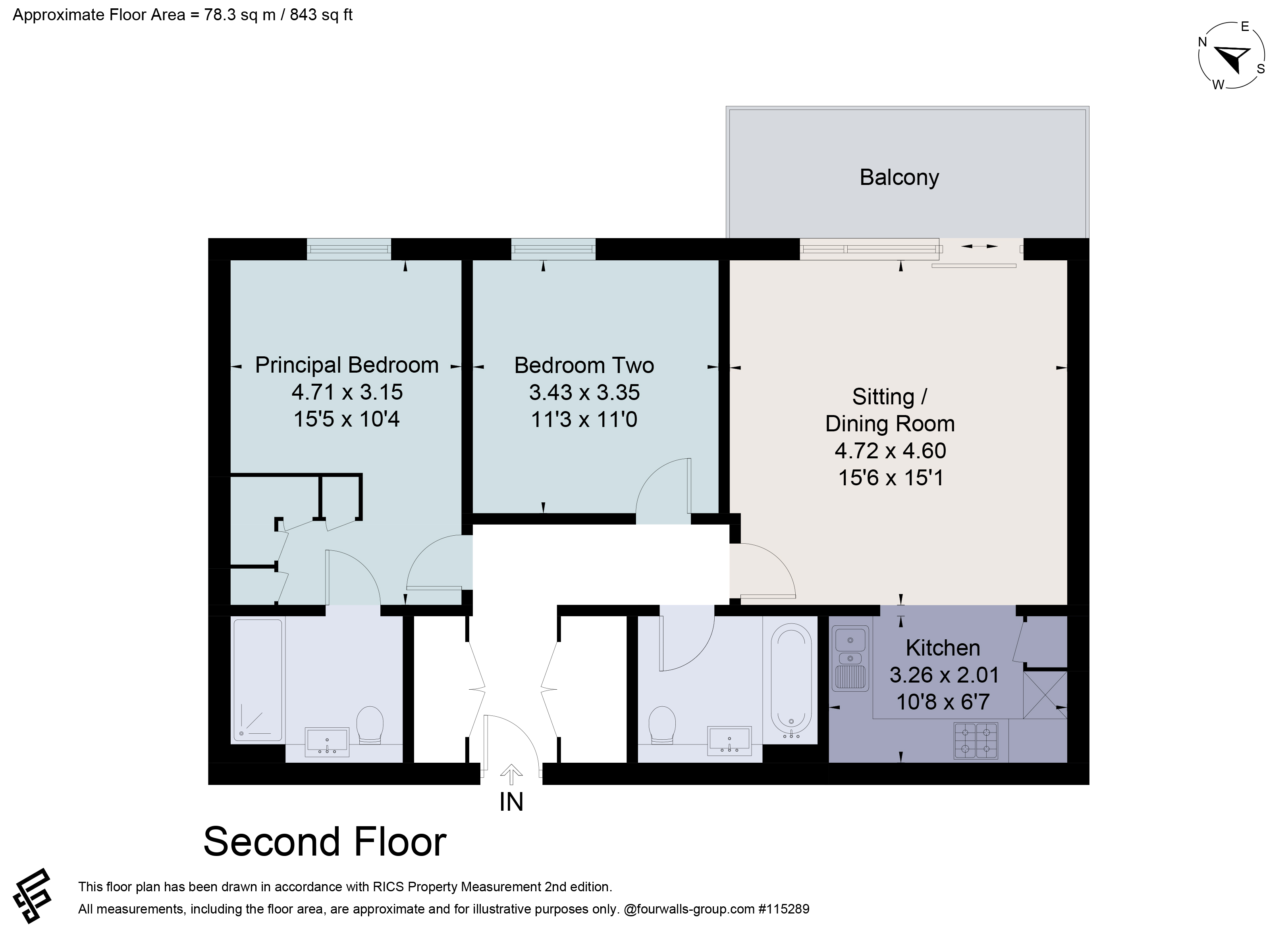 Flat 19, Bruton House, 10, Daffodil Crescent, Barnet floorplan