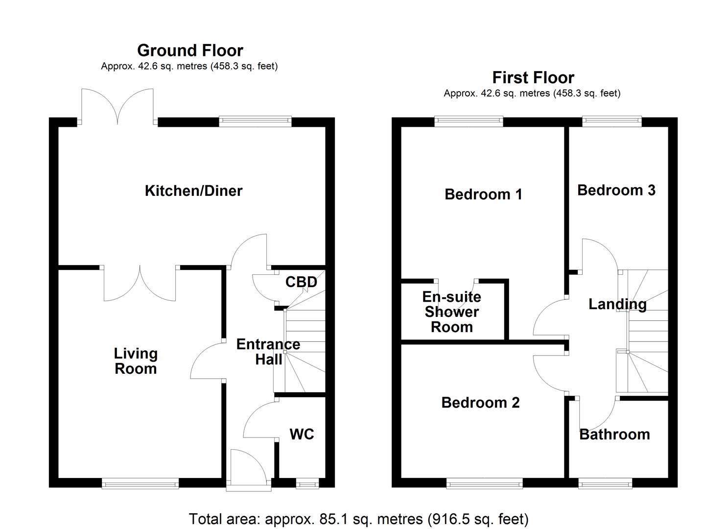 2, Bedford Farm Court, Wakefield floorplan