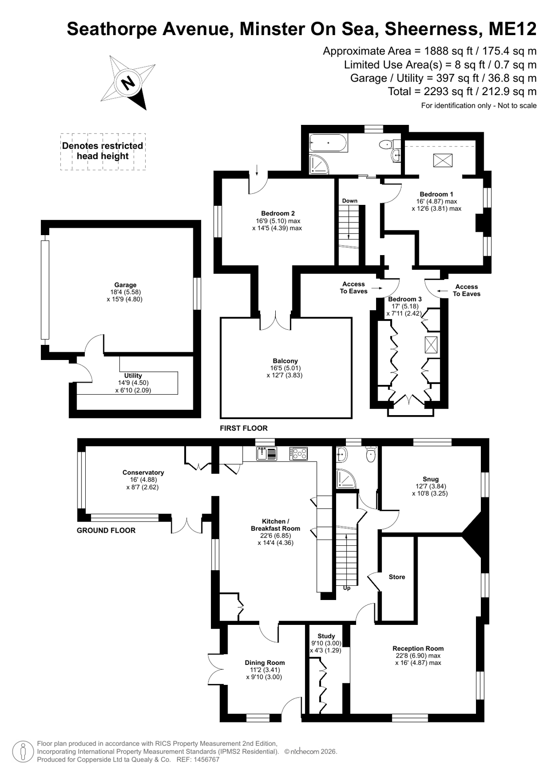 53, Seathorpe Avenue, Sheerness floorplan