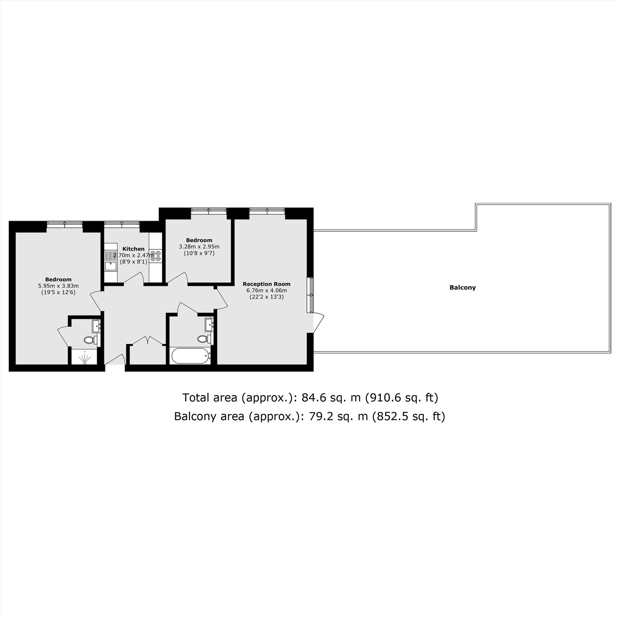 Broadway, London floorplan