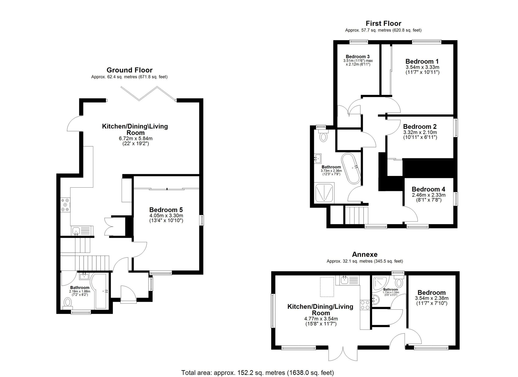 94 Station Road, Baldock floorplan