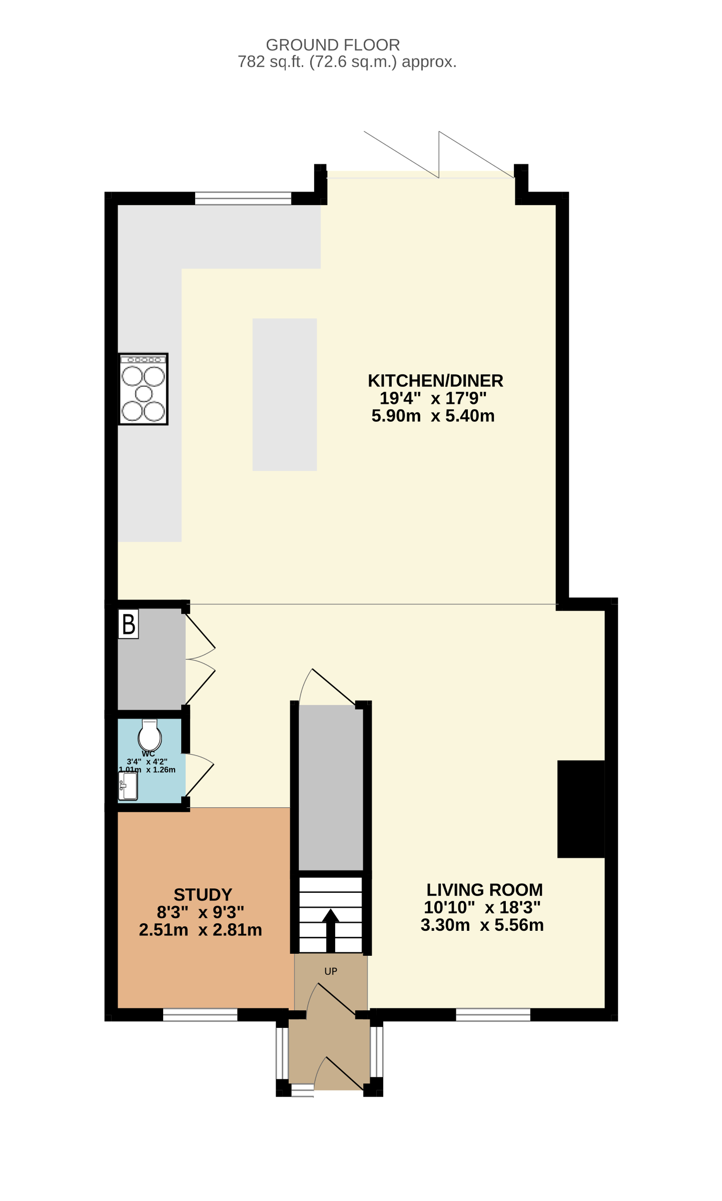 14 Broomfield Road, Faversham floorplan