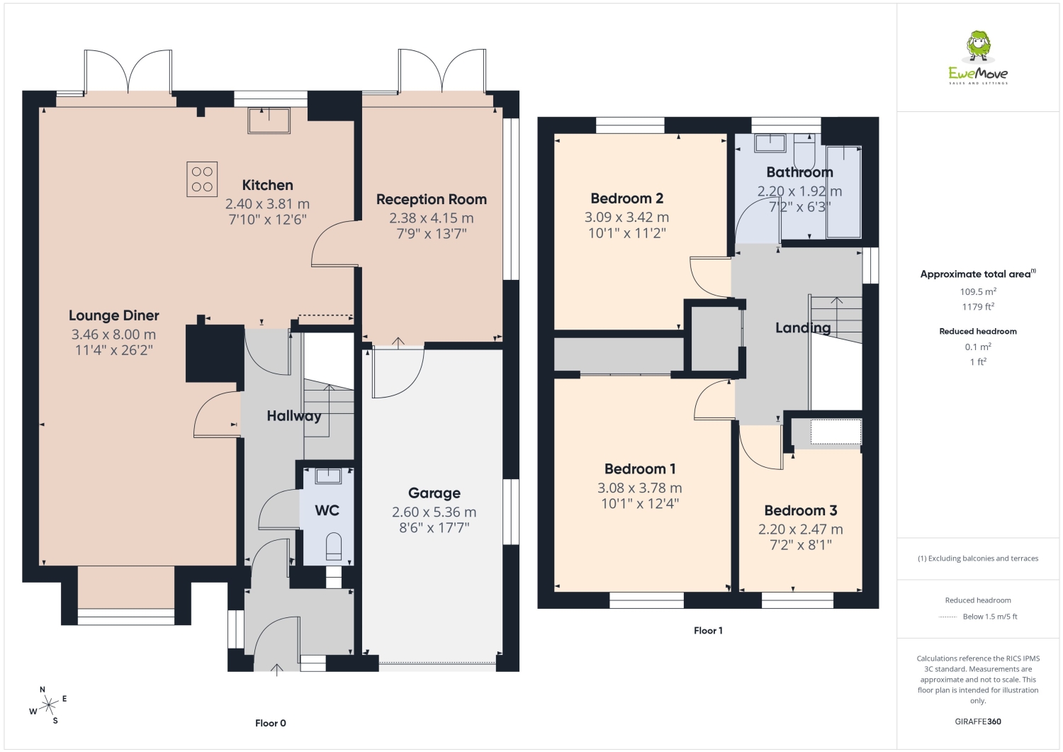 207, Cotefield Drive, Leighton Buzzard floorplan