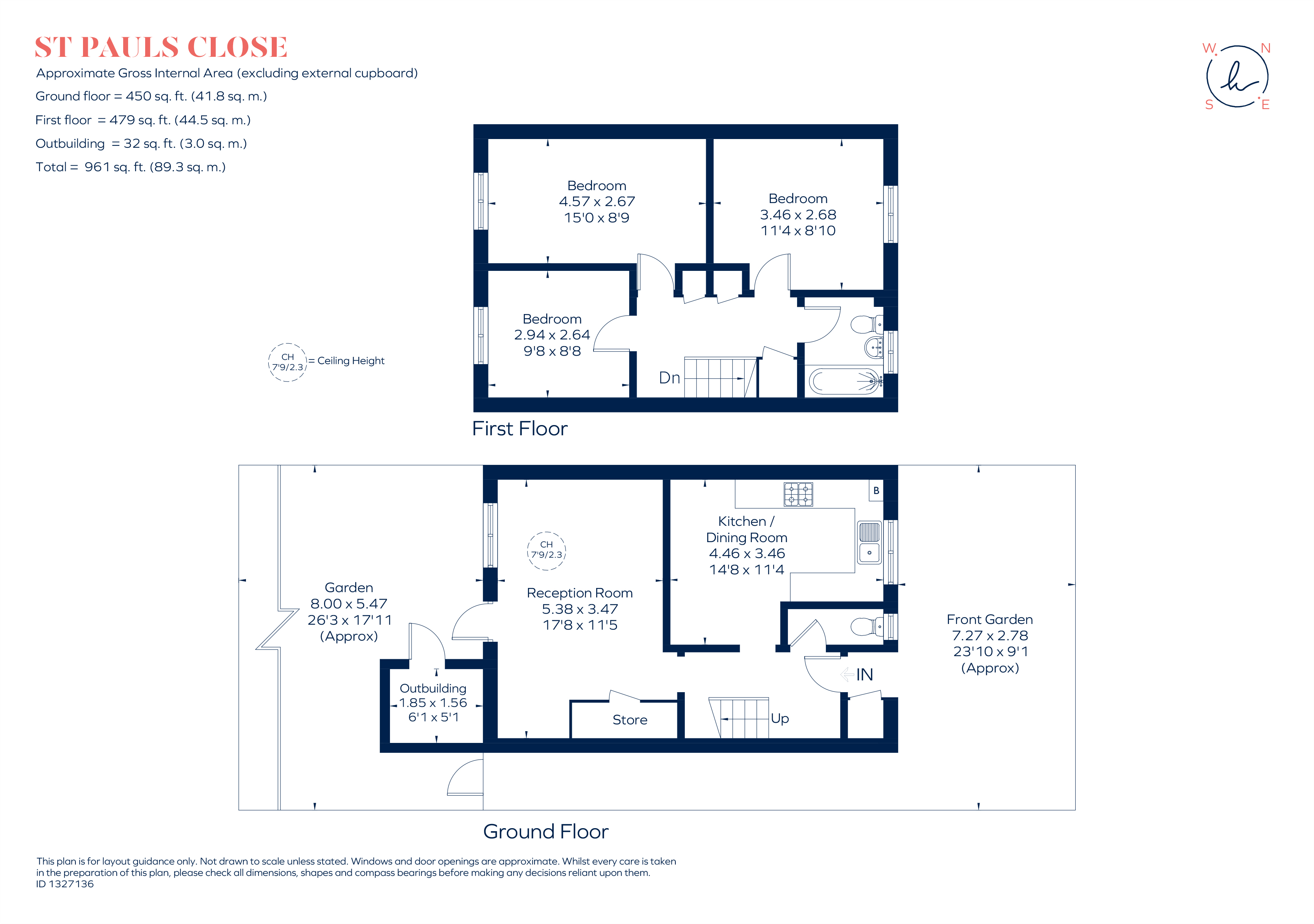 76, St. Pauls Close, London floorplan