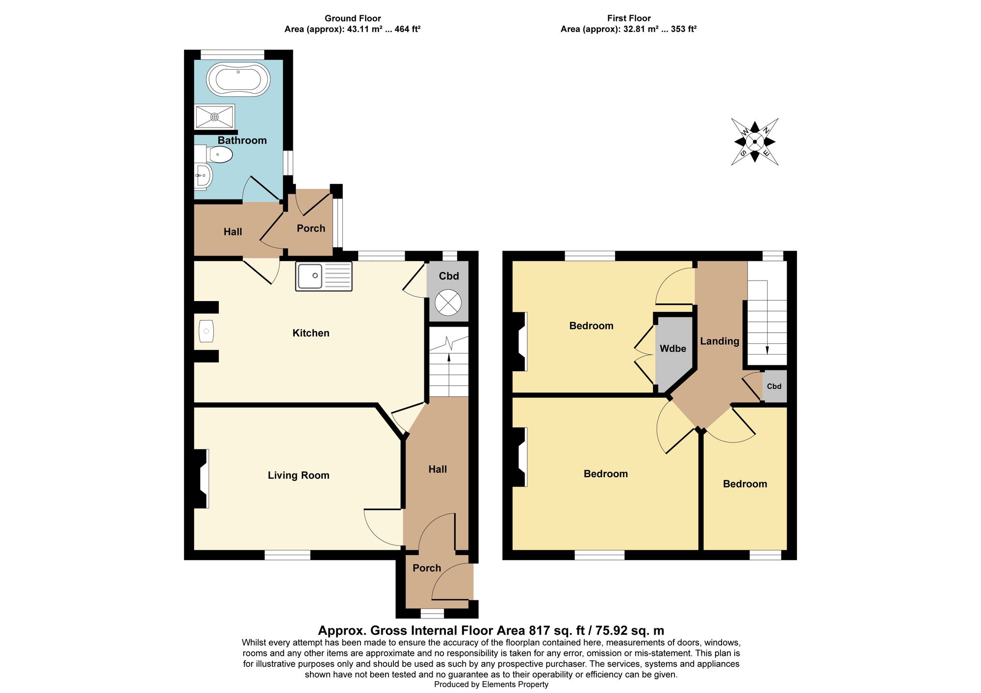 2 Seaview, Newquay floorplan