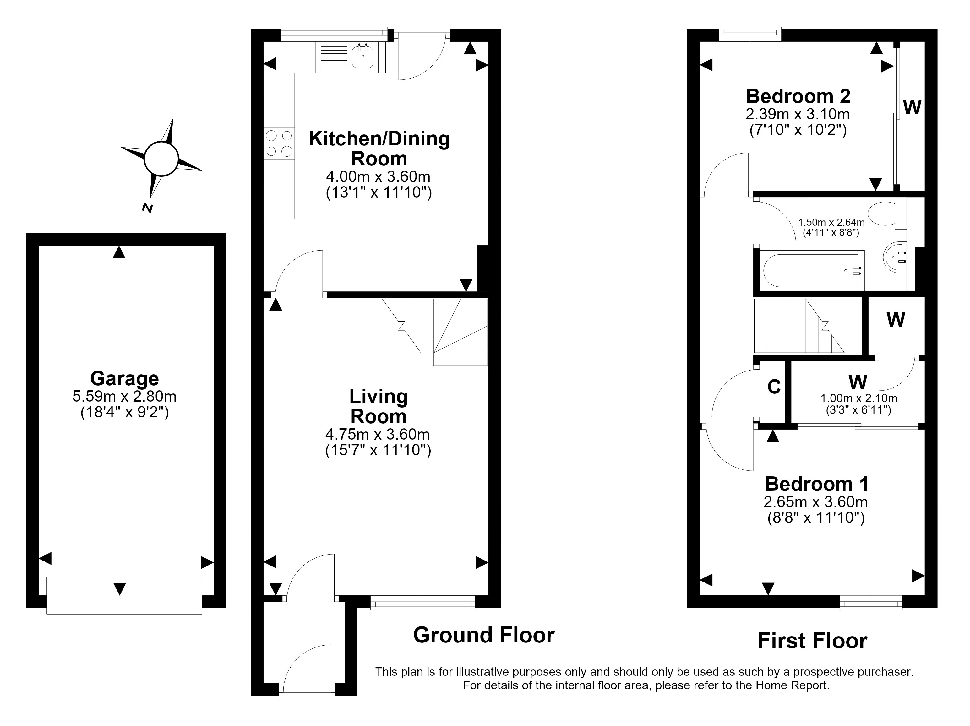 74, Kippielaw Road, DALKEITH floorplan