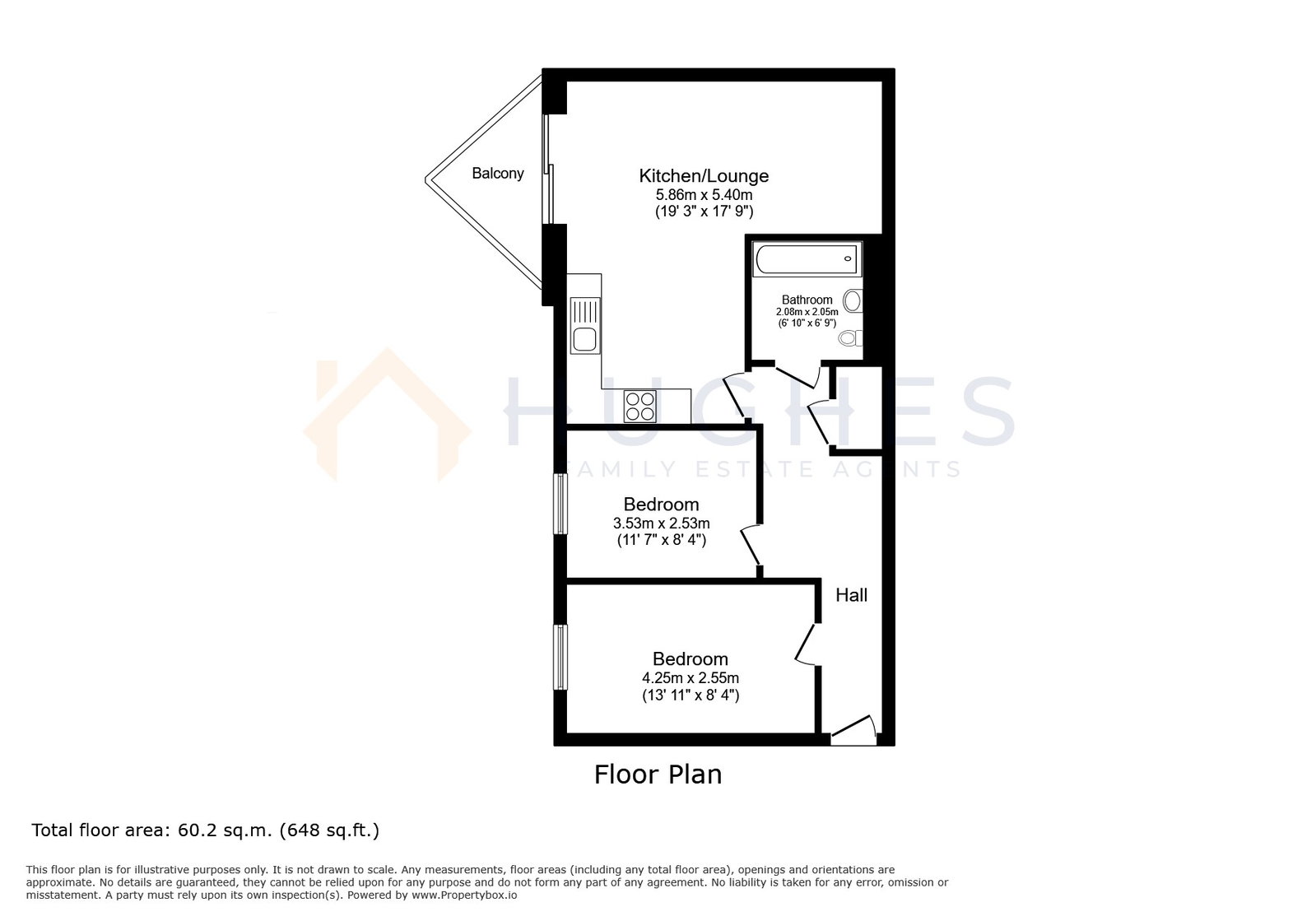 Edmund Court, Sheffield floorplan