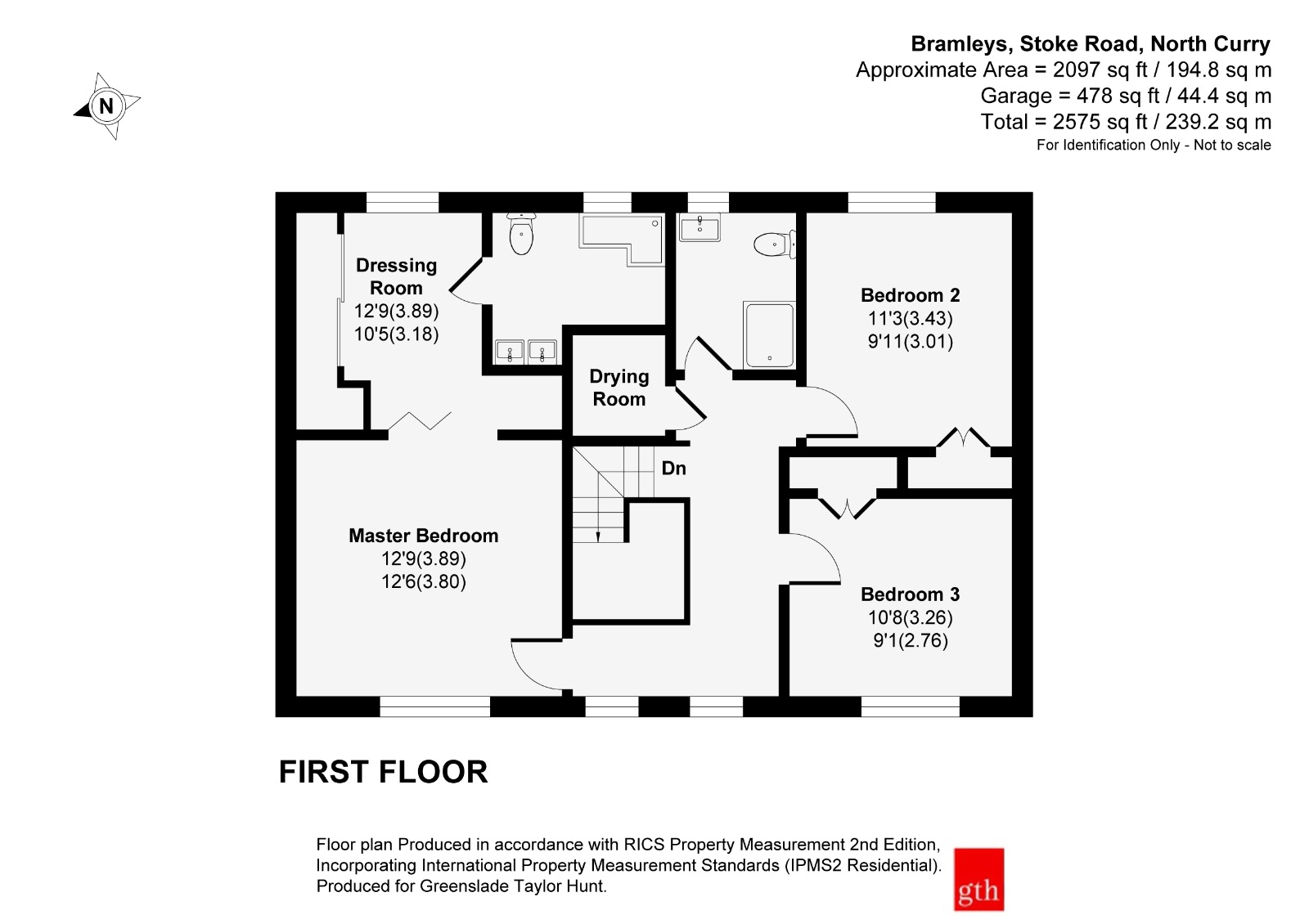 Bramleys,, Stoke Road, Taunton floorplan