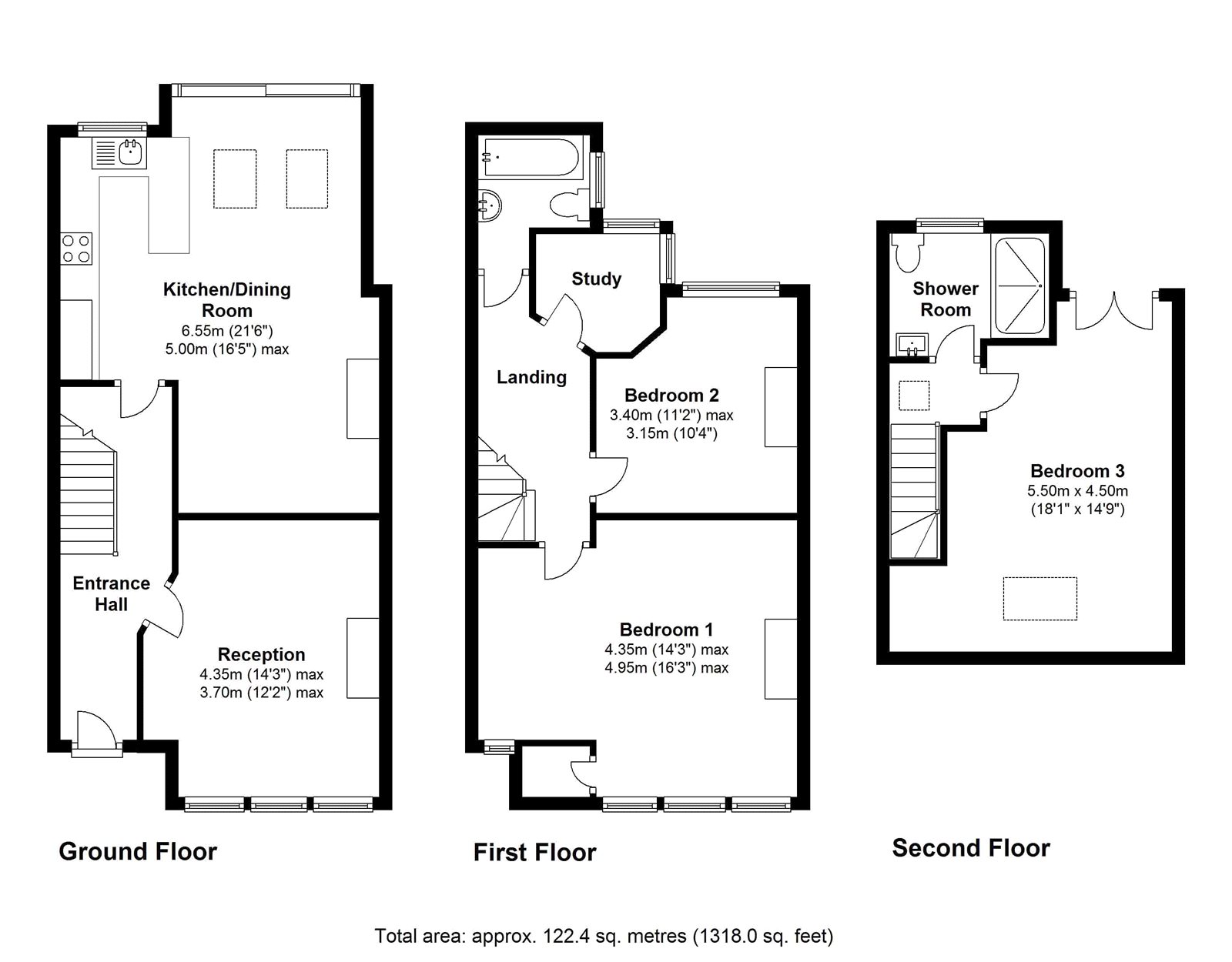 3 Bedrooms Terraced house to rent in Frankfurt Road, London SE24